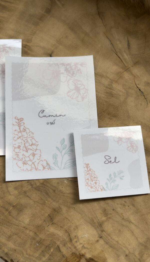 papeterie, papeterie quotidien, papeterie musulmane, papeterie islamique, planners, agendas, stickers, autocollants, stickers muraux, autocollants muraux, suncatchers, onglets coran, islam, musulman, invocations quotidiennes islam, hadiths islam, faire-part mariage, marque-page, cadeaux, eid, eid moubarak, ramadhan moubarak, etiquettes pots epices, organisation cuisine, diy papeterie
